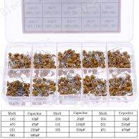 500pcs 10Value 50V Multilayer Monolithic Ceramic Capacitors Assorted Mixed kit10pf20pf30pf47pf100pf200pf220pf330pf470pf680pf