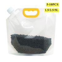 【hot】 5/10PCS 1.5-5L Food Storage Reusable Up Leakproof Containers Rice Grain Fresh-keeping