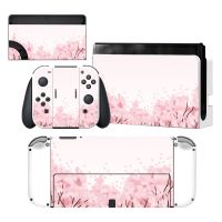 เคสโทรศัพท์ลายซากุระซากุระซากุระซากุระ,สติกเกอร์รูปลอกฝาครอบผิว Nintendoswitch สำหรับ Nintendo Switch คอนโซล Joy-Con ขาตั้งตัวควบคุมกรอบและที่คลุม