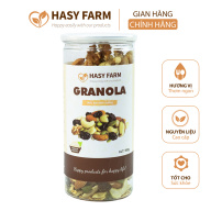 Granola ăn kiêng siêu hạt, ngũ cốc hỗ trợ giảm cân mix 7 hạt dinh dưỡng thêm macca, hạt óc chó 250g 500g - Hasy Farm thumbnail