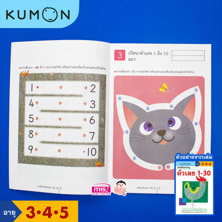 หนังสือชุด-แบบฝึกหัด-kumon-8-เล่ม-ระดับอนุบาล-วัย-2-6-ปี