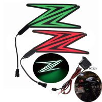 ₪ For Kawasaki Z1000 Z900 Z800 Z750 Z650 Z400 Z300 Z250Motorcycle Night Riding Patch cold light signal lamp helmet decoration lamp