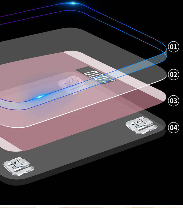 เครื่องชั่งน้ำหนักดิจิตอล-เครื่องชั่งน้ำหนัก-เครื่องชั่งดิจิตอล-electronic-weight-scale-0-1-180kg-แสดงอุณหภูมิ-ดีไซน์สวย-ชั่งน้ำหนักคน