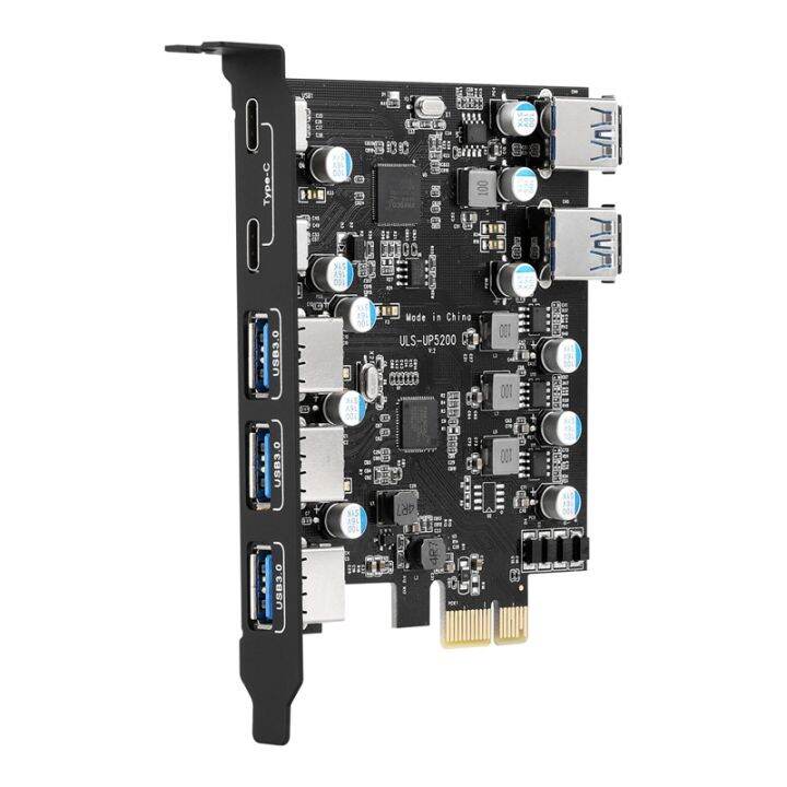 7-port-pci-e-to-type-c-2-with-2-rear-usb-3-0-ports-pci-express-card-desktop-pc-pci-e-to-usb-3-0-expansion-card