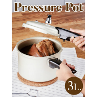 Kaew หม้ออัดแรงดัน 3 ลิตร Pressure Cooker มีด้ามจับพร้อมฝาปิด หม้อตุ๋นอัดแรงดัน หม้อต้มตุ๋นอาหาร หม้อแรงดันสูง หม้อแรงดันไฟฟา หม้อต้มความดัน หม้อต้มแรงดัน มีด้ามจับ หม้อแรงดันเล็ก