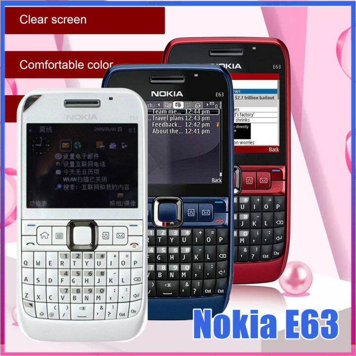 For Nokia E63 Mobile Phone , Full Keyboard Keypad Cellphone Lazada PH