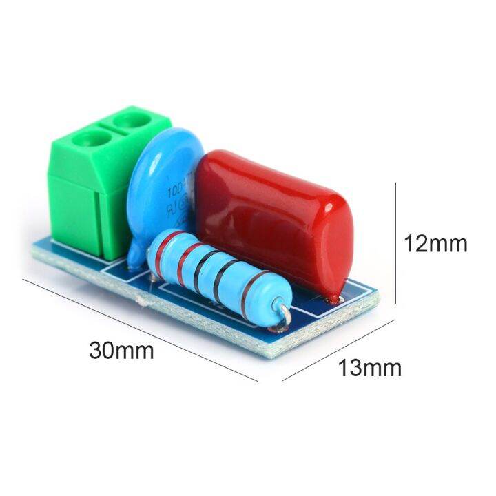 1-2-3-5-10ชิ้นการดูดซับ-rc-snubber-วงจรโมดูลรีเลย์ป้องกันการติดต่อความต้านทานโมดูลป้องกันการรบกวนวงจร