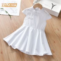 【CC】 Chinese Baby Short Sleeve Cheongsam Kids Children