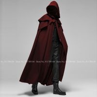 Medieval Men Knight Pirate Prince Gothic Retro Hooded Cloak Capes Long Robes Jackets Coat Carnival Halloween Cosplay Costumes