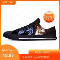 Presley Rock Star Music Elvis Singer Fashion Funny Casual Shoes Breathable Lightweight Mens Womens Sneakers Low Top Board Shoe