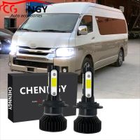 หลอดไฟหน้ารถยนต์ LED V4 6000K สีขาว แบบเปลี่ยน สําหรับ Toyota HiAce 2013-2018 (1 คู่)