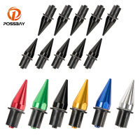 10Pcs Universal รถจักรยานยนต์ Spike Bolts กระจก Fairings ป้ายทะเบียน M5 5มม. สกรูยึดถั่วสกรู Bolts CNC อุปกรณ์เสริม