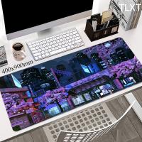 Japan Street Pixel Mouse Pad Big Mousepad Nonslip Large Computer Masuepad Keyboard PC Desk Mat Office Accessories Table Mats