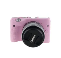 CILICONE CASE CANON M3 PINK เคสกล้อง (0898)