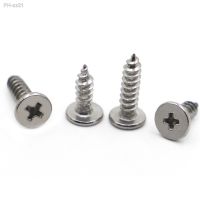 5-50PCS CM M2 M2.3 M2.6 M3 M3.5 M4 M5 M6 Stainless Steel Cross Phillips Super Ultra Thin Flat Wafer Head Self-tapping Wood Screw