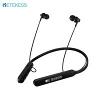 Retekess TR108คอแขวนเครื่องรับ FM หูฟังชนิดใส่ในหูบลูทูธ