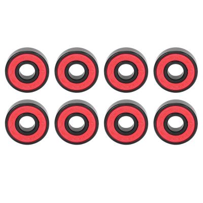 8 Pcs Ceramic Bearings High Speed Wear Resistant for Skate Skateboard Wheel