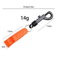 20Pcs Survival Whistle with Clip for Kayak Diving Rescue Emergency Safety Whistle Signaling Device Outdoor Muti-Tools