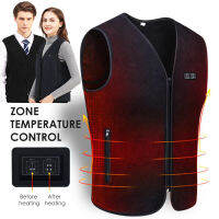 ฤดูหนาวใหม่ USB เสื้อกั๊กอุ่น3-Speed ปรับอุณหภูมิ Self-Heating Vest Washable เสื้อแขนกุดความร้อนสำหรับกีฬากลางแจ้ง