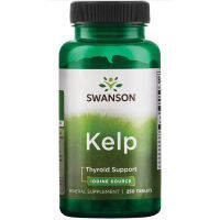 Swanson Kelp - Natural Iodine Source Supporting Thyroid Health 250 Tablets