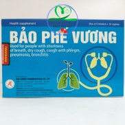 BẢO PHẾ VƯƠNG hộp 20 viên - Dùng cho người bị khó thở, ho khan, ho có đờm