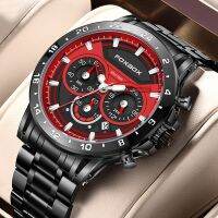 ZZOOI LIGE Fashion Men Watch Top Brand Luxury Sport Quartz Chronograph Wristwatches Casual All Steel Luminous Watch Religio Masculino