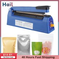 Plastic Bags Sealer Vacuum Packaging Machine Electric 8 Temperature Mode Heat Press Sealing Hand Press Kitchen Impulse Sealer