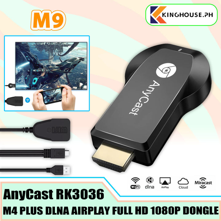 AnyCast M9 Plus WiFi 1080P Full HD HDMI TV Stick DLNA Wireless Anycast