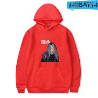 Alimoo มีไซส์ใหญ่ ผู้ชาย &amp; ผู้หญิง Billie Eilish Unisex Hoodies เสื้อกันหนาวผ้าฝ้ายเสื้อคู่รัก XXS-4XL