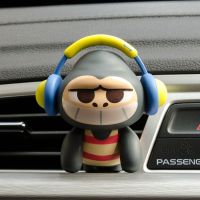 Korean style new Cartoon Chimpanzee Car Air Freshener perfume car pendant Accessories