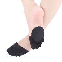 [A NEW HOT]1คู่ Metatarsal Foot Pads Insoles Forefoot Padded Cushion Half Socks Kit Massaging Toe Support Corrector Hallux Valgus