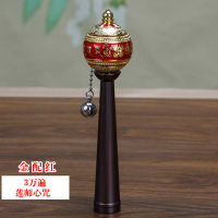 High Quality Products ทิเบตเนปาล Hand-Cranked หกตัวอักษร Mantra เปลี่ยนล้ออธิฐานของ Zhibei Shuyuan Guanyin Mantra ประมาณ30 000ครั้งเปลี่ยน Barrel ทองเงียบทรัมเป็ตพระพุทธรูป