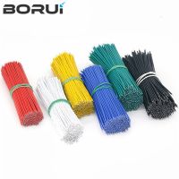 100PCS Tin-Plated Breadboard PCB Solder Cable 24AWG 10CM Fly Jumper Wire Cable Tin Conductor Wires 1007-24AWG Connector Wire WATTY Electronics