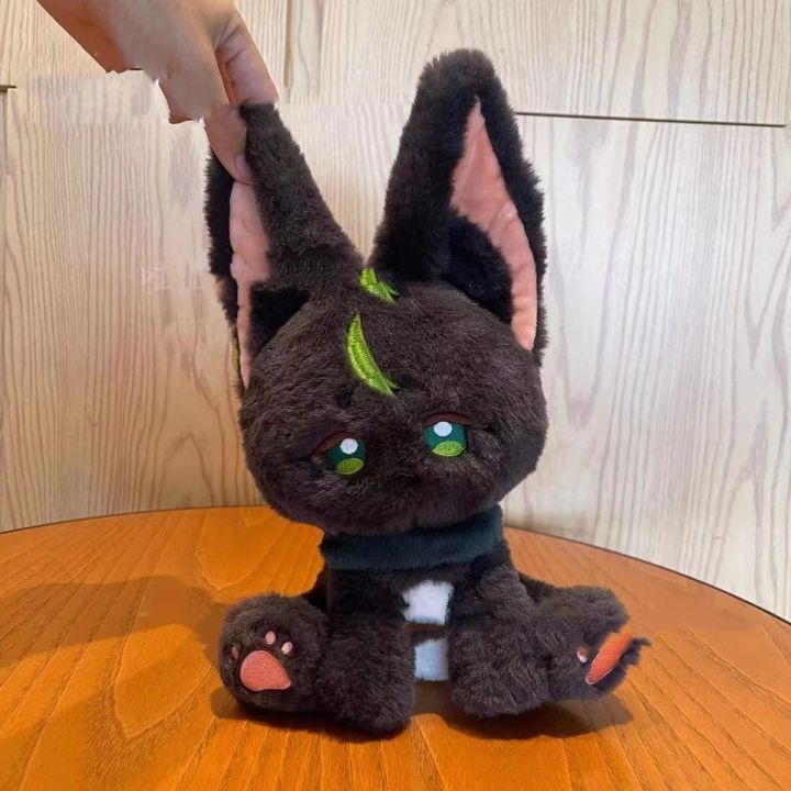 genshin-impact-tighnari-cat-plush-dolls-gift-for-girls-home-decor-stuffed-toys-for-kids-bag-pendant-keychain