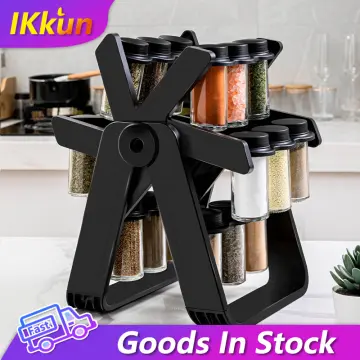 Shop 18 Jar Rotating Spice Rack with great discounts and prices