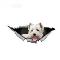 bjh◄△  S50084  13/15/17CM Personality Terrier Car Sticker on Laptop Accessories