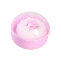 Useful Baby Powder Case Skin-touching Soft Bristles Anti-break Body Talcum Powder Puff Sponge Box Dry Powder Puff Makeup