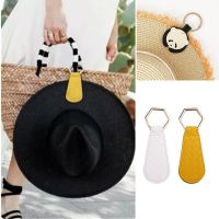 New Magnetic Travel Hat Clips on Bag Hat Holder PU Leather Strap Hat Keeper Clip Traveling Backpack Luggage Clip Outdoor Tools