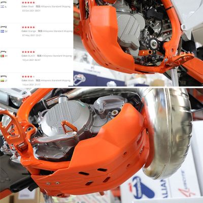 Motorcycle For KTM Engine Cover Guard Protection Skid Plate EXC 250 300 Accessories Super Moto Dirt Bike Motocross Enduro