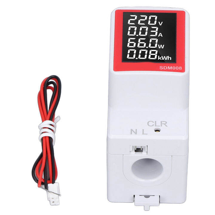 ac-digital-display-meter-rail-type-power-voltmeter-energy-reset-ฟังก์ชั่นเคลียร์-ac50-300v