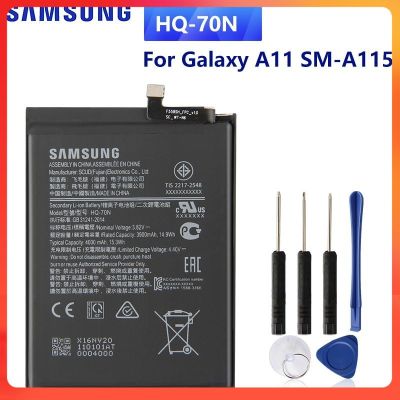 แบตเตอรี่  แท้ Samsung Galaxy A11 A115 SM-A115 4000mAh Battery HQ-70N แบตเตอรี่รับประกัน 6 เดือน แถม ฟรี ไขควง