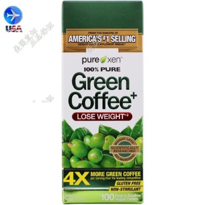 Spot American Purely Inspired Green Coffee Coffee Bean Chlorogenic Acid 100 Tablets