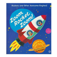 Zoom rocket zoom rocket fast flying vehicles popular science picture book English original imported childrens English Picture Book Margaret Mayo UK genuine