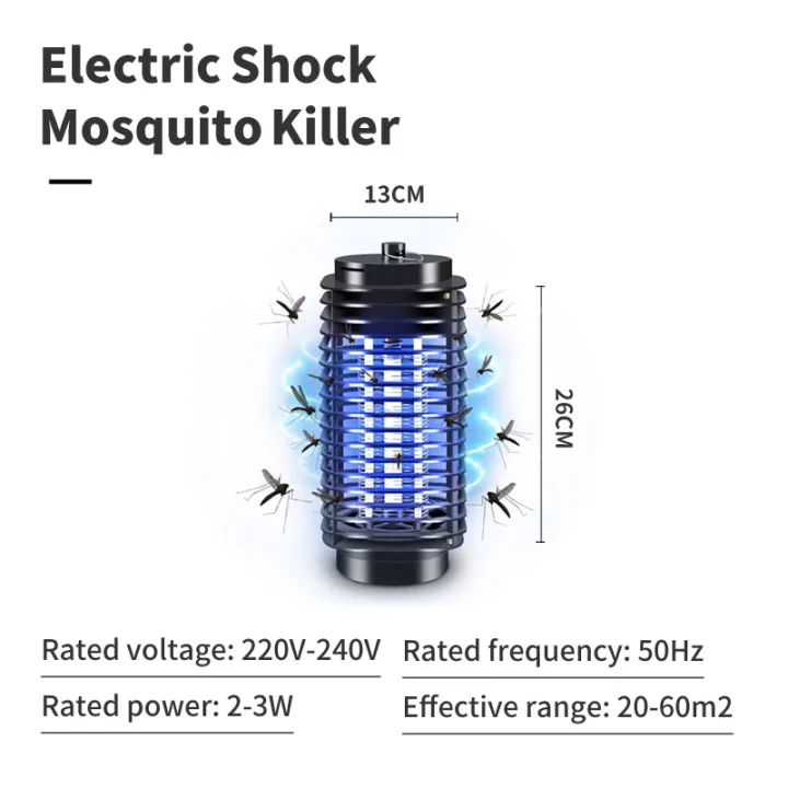 Mosquito killer Lamp USB Charge Electric Shock Mosquito Killer Anti ...