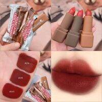 ลิปช็อค(แบบหมุน)Chocolate Soft Matte Lipstick (No.H9422) สีสวยมาก พร้อมส่งครบ 3 สี โทนสีสวย ทาง่าย เเพ็คเกจ น่ารัก ?