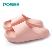 Posee Tiktok รองเท้าแตะรูปลูกแมวน่ารักจำนวน38 °,รองเท้าแตะแบบสวมบนพื้นรองเท้าหนาสำหรับผู้หญิงหูกันลื่นในบ้านสำหรับฤดูร้อนปี PS5819W