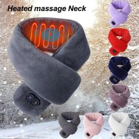 ▤ Heated Scarf Portable Neck Heating Scarf For Men And Women Rechargeable Vibration Massage Heated Scarf For Winter Gift