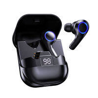 2021 PT08 Bluetooth 5.0 Earphones TWS Fingerprint Touch Headset 9D HiFI Stereo In-Ear Earbuds Wireless Headphones For Sport