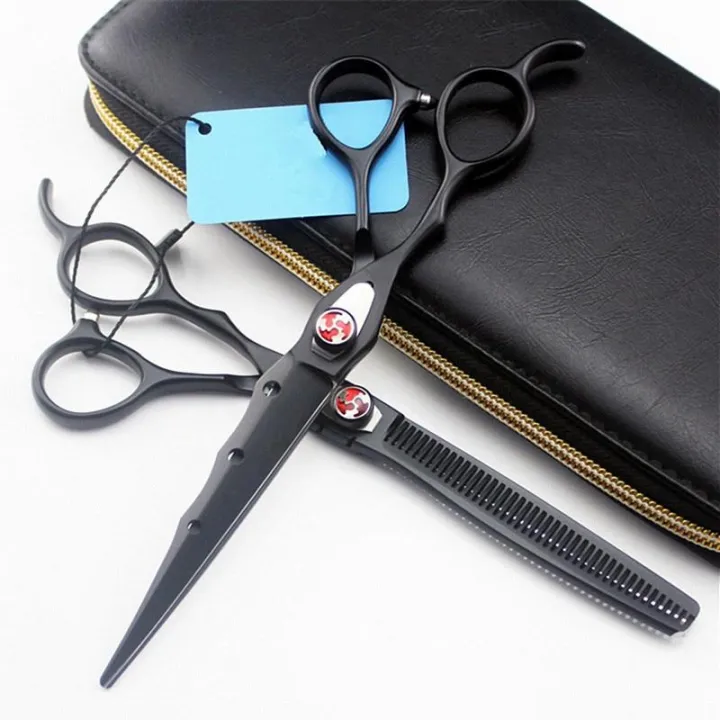 Professional 440c Left Hand 7 Inch Cut Hair Scissor Cutting Barber