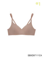 Sabina เสื้อชั้นใน Invisible Wire (ไม่มีโครง) รุ่น Perfect Bra รหัส SBXD97111 สีเนื้อแทน